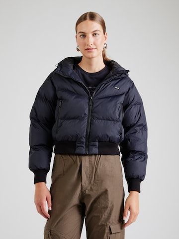 LEVI'S ® Välikausitakki 'Noe Western Crop Puffer' värissä sininen: etupuoli