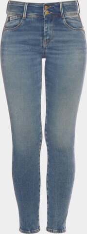 Le Temps Des Cerises Skinny Jeans in Blauw: voorkant