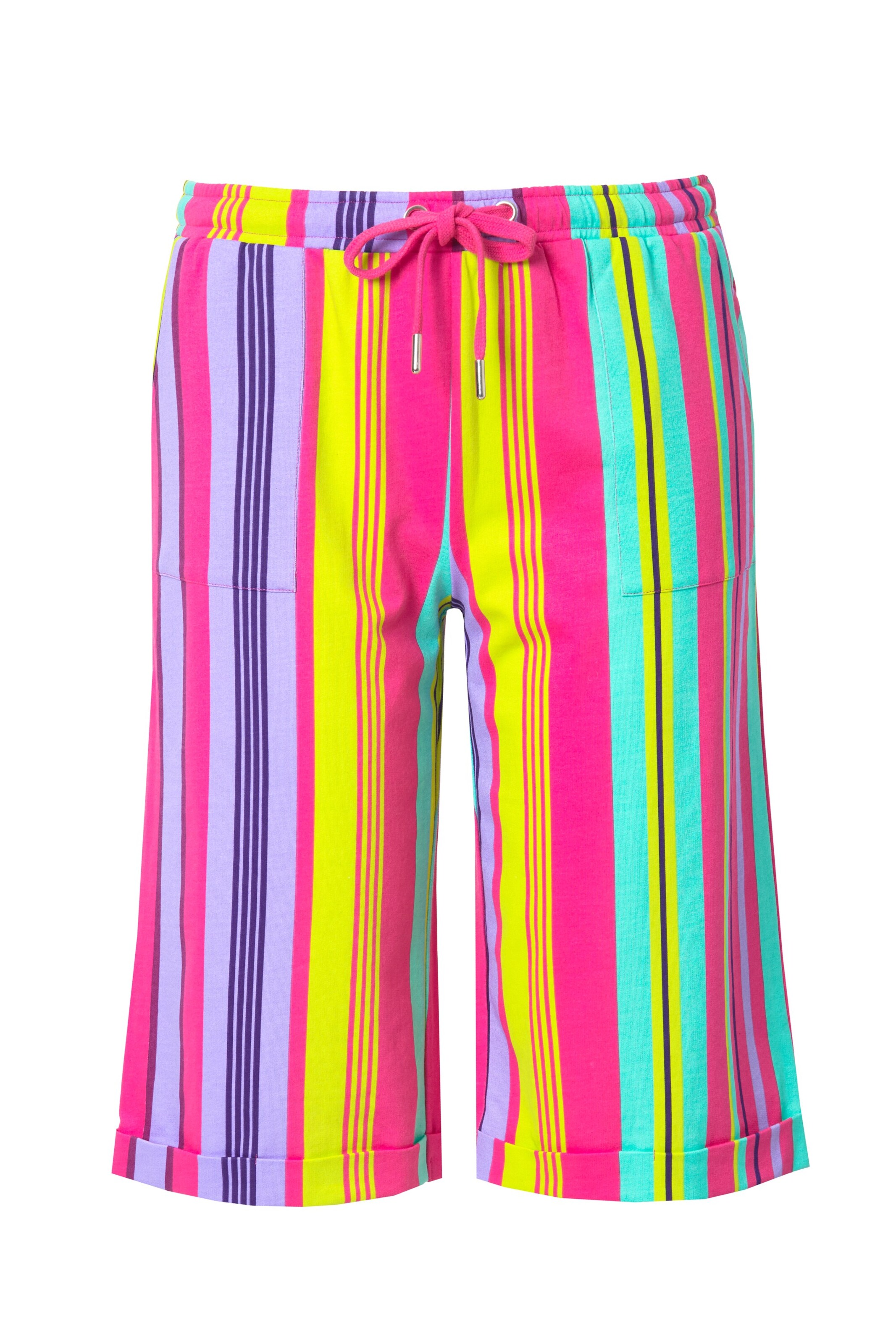 Angel of Style Wide Leg Hose in Mischfarben: Vorderseite