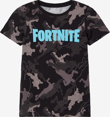 NAME IT T-Shirt 'Fortine' in Schwarz: front