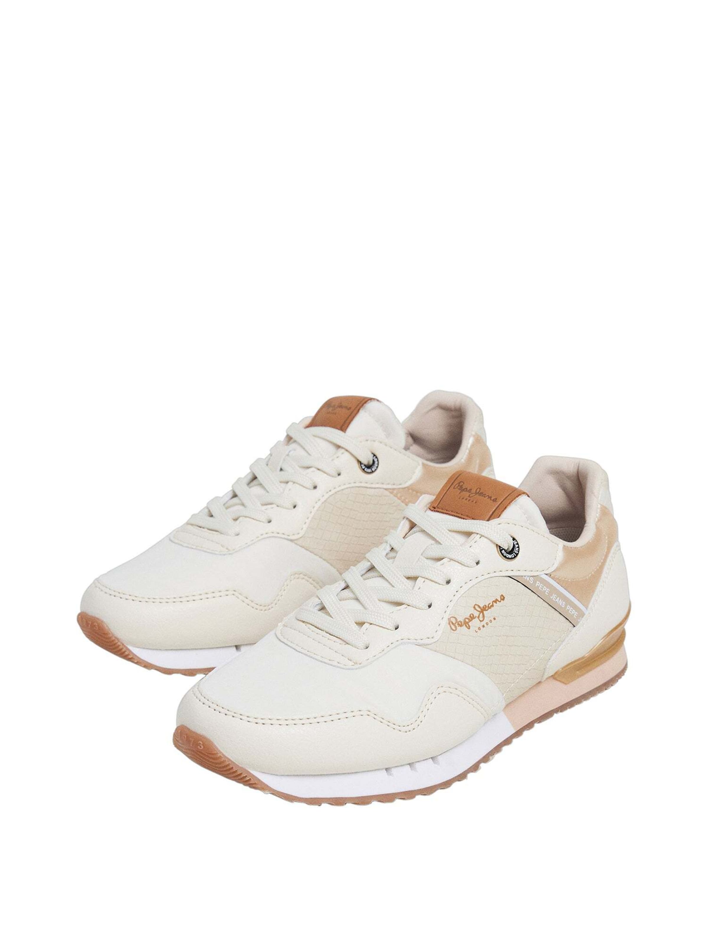 Sneaker bassa 'LONDON SNAKE' di Pepe Jeans in beige