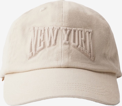 Cappello da baseball Bershka di colore beige chiaro, Visualizzazione prodotti