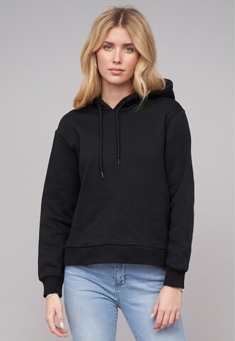 Cloud5ive Sweatshirt '77 OCEAN' in Zwart: voorkant
