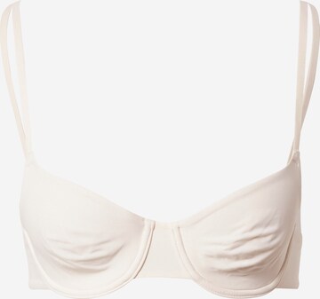 ETAM T-shirt Bra in Beige: front