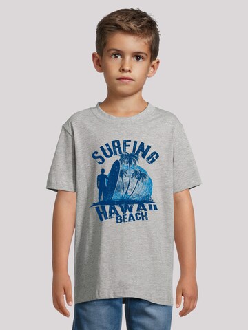 F4NT4STIC Shirt 'Hawaii Surf Beach Summer' in Blauw: voorkant