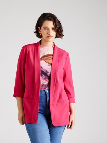 Blazer di ONLY Carmakoma in rosso: frontale