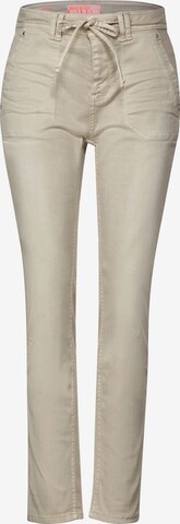 STREET ONE Slim fit Jeans in Beige: front