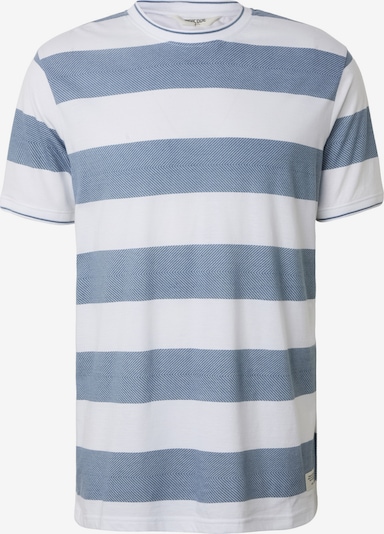 INDICODE JEANS Majica 'Aringa' veličine L u tamno plava / bijela, Pregled proizvoda