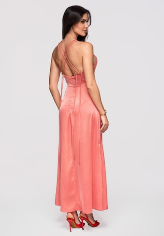 Ombre Kleid in Orange