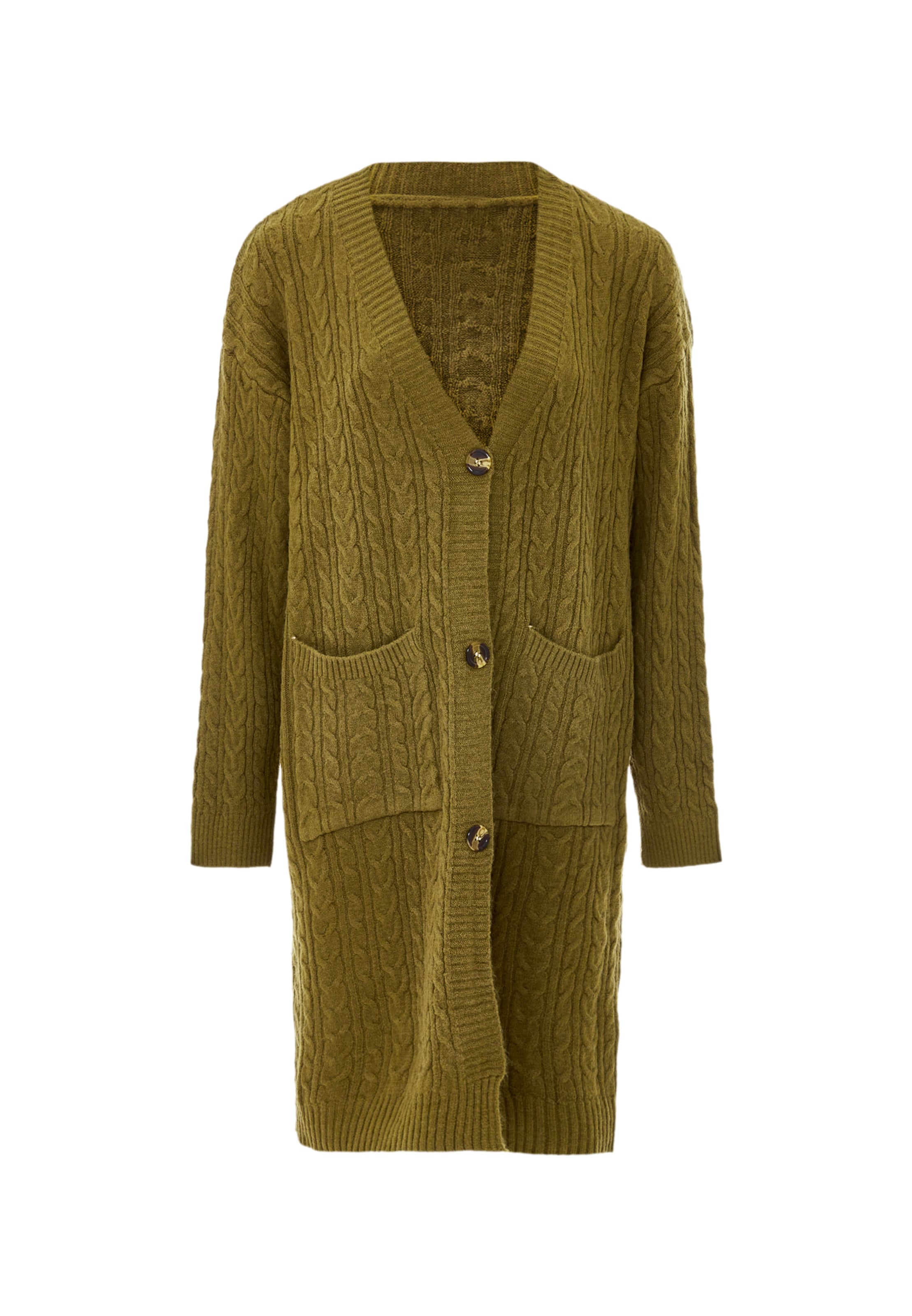 CAILYN - Casaco de malha em verde: frente