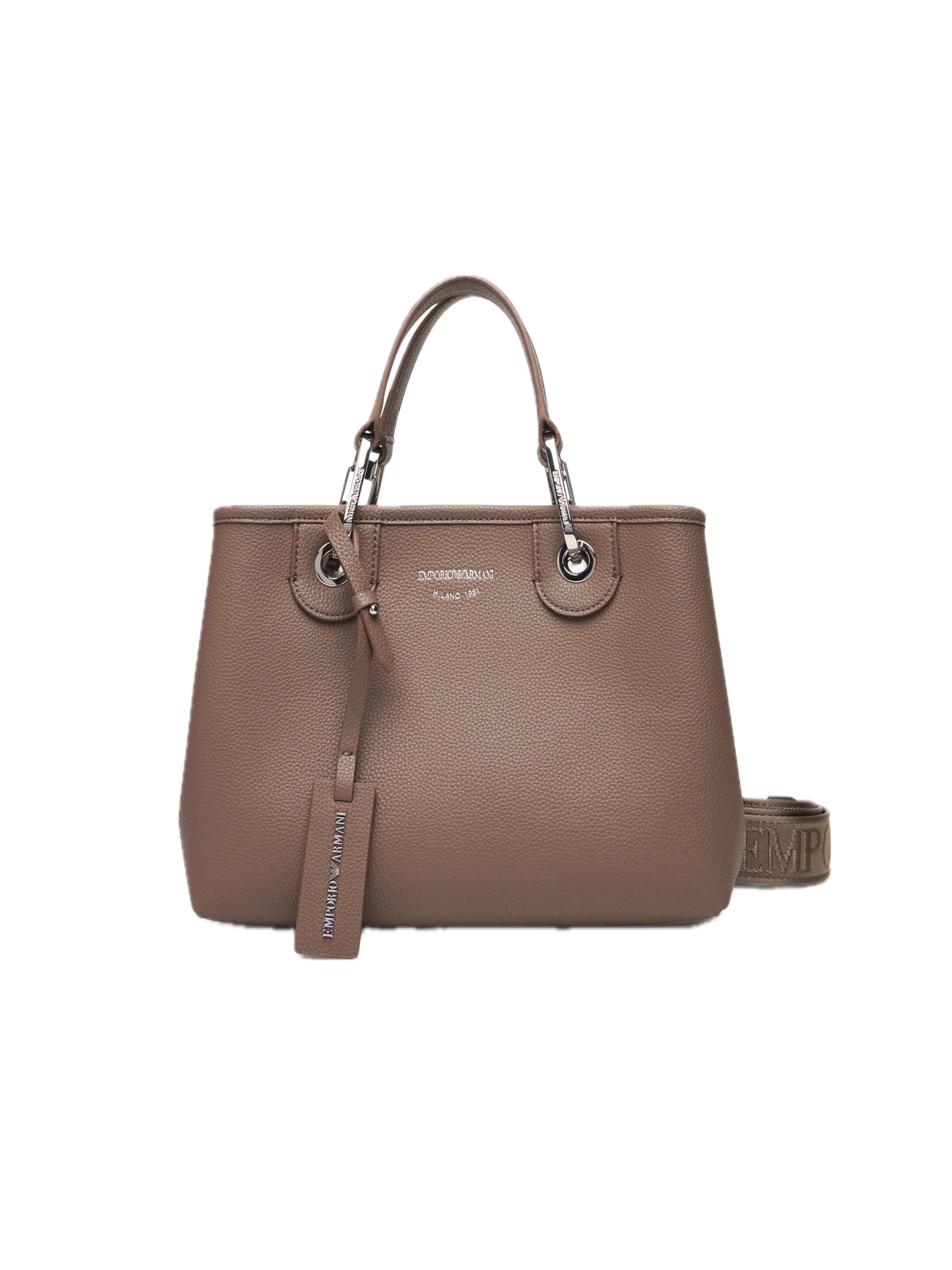 Borsa a mano 'EW000361 AF12036' di Emporio Armani in beige: frontale