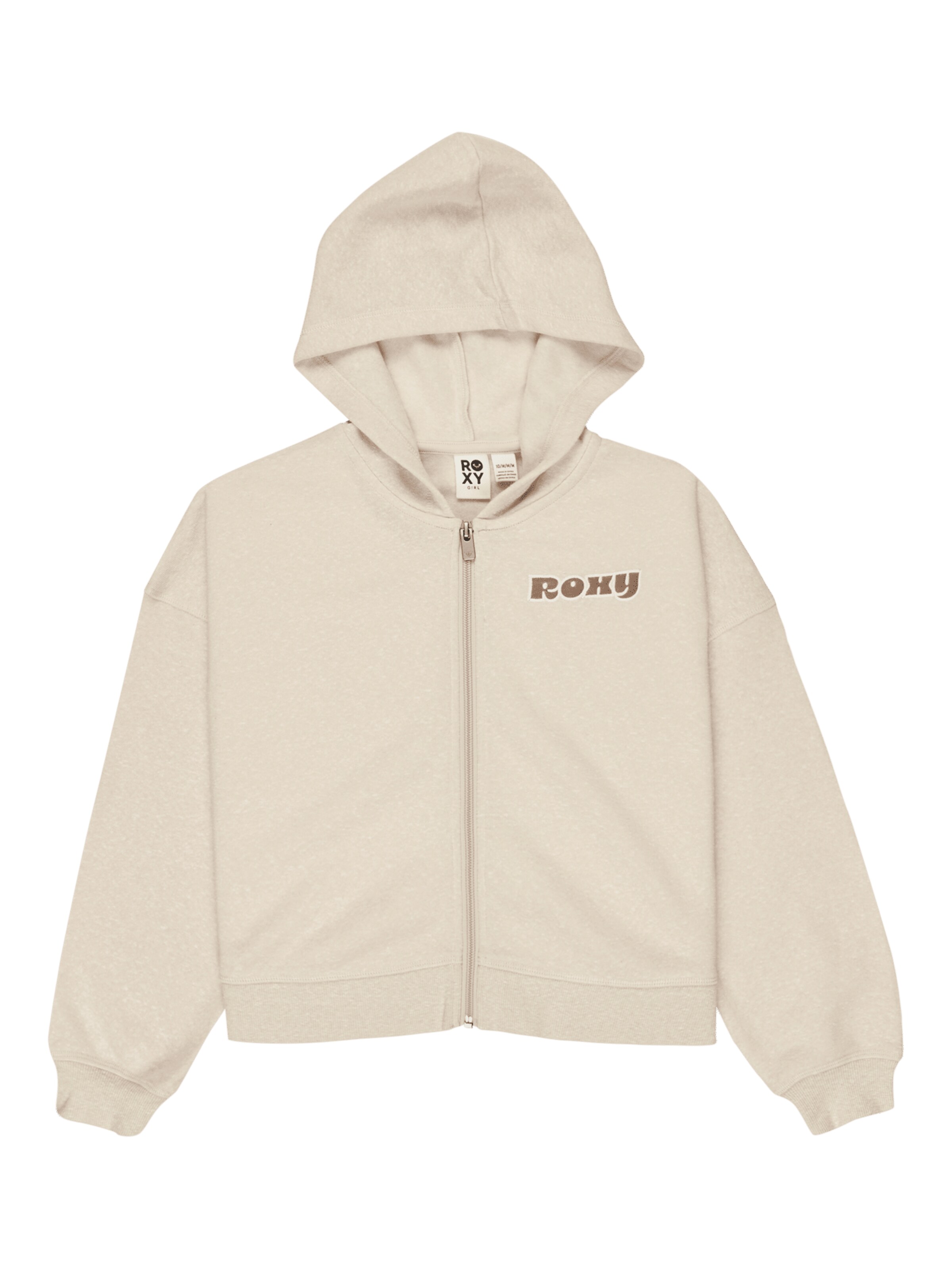 Veste de survêtement 'Now Or Never' ROXY en beige : devant