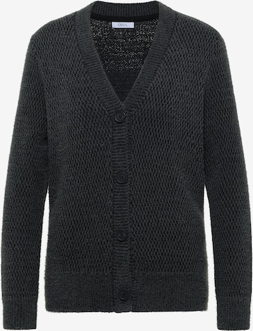 CECIL Knit Cardigan in Black: front
