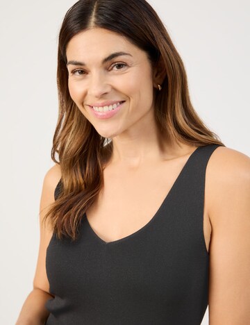 GERRY WEBER Stricktop in Schwarz