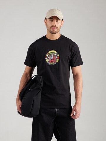 Santa Cruz Shirt 'Guzman Dining Dot' in Black: front