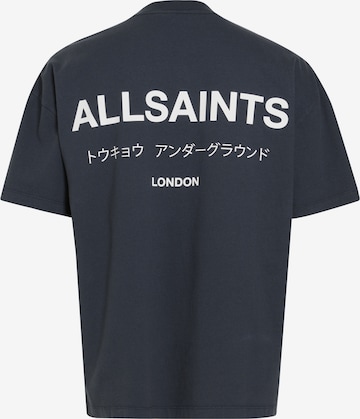 AllSaints T-Shirt 'Underground' in Blau