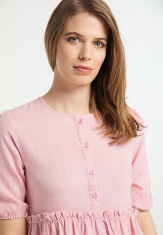 Robe-chemise Usha en rose