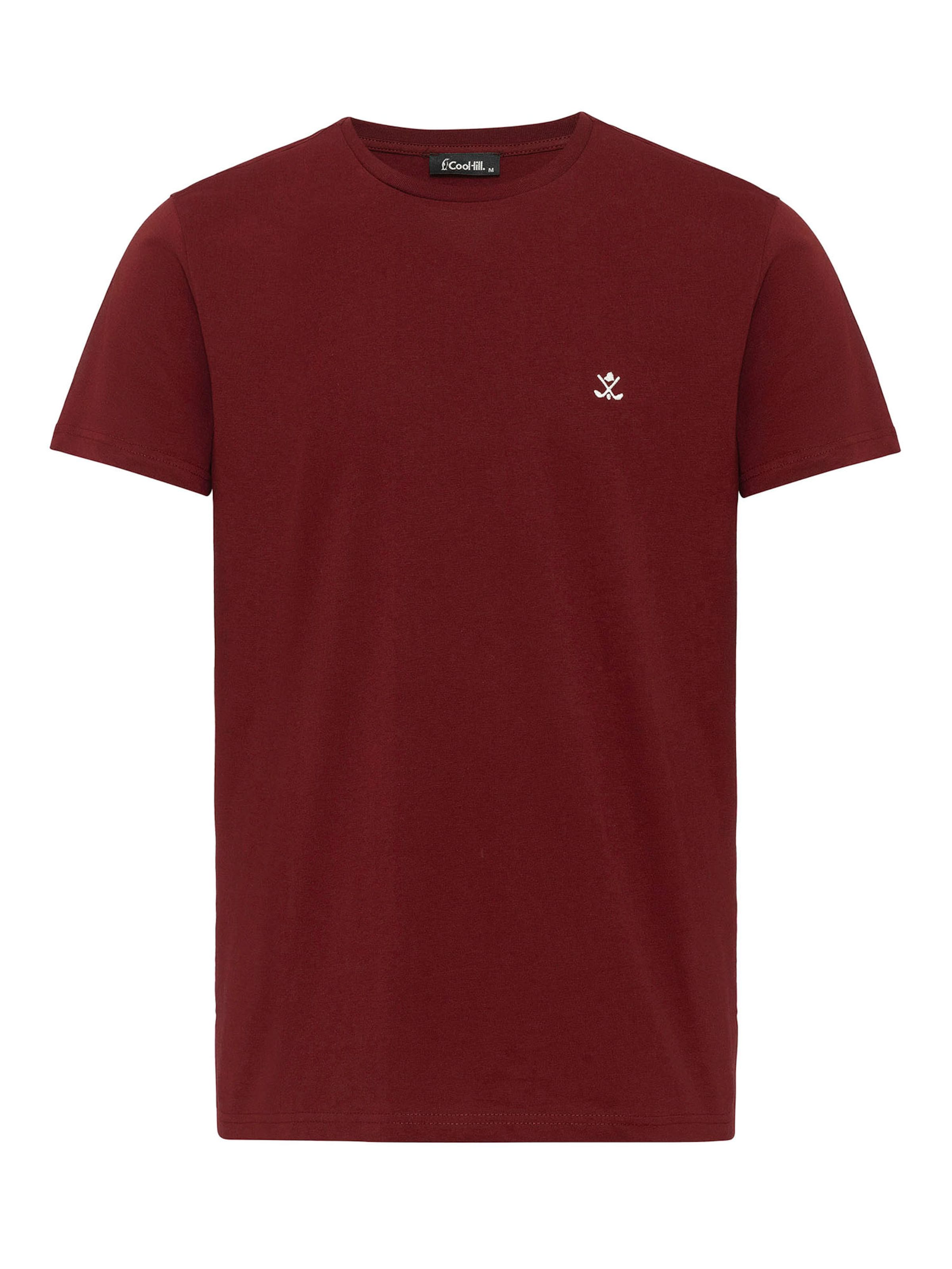 sarkans Cool Hill T-Krekls 'Antonio': no priekšpuses