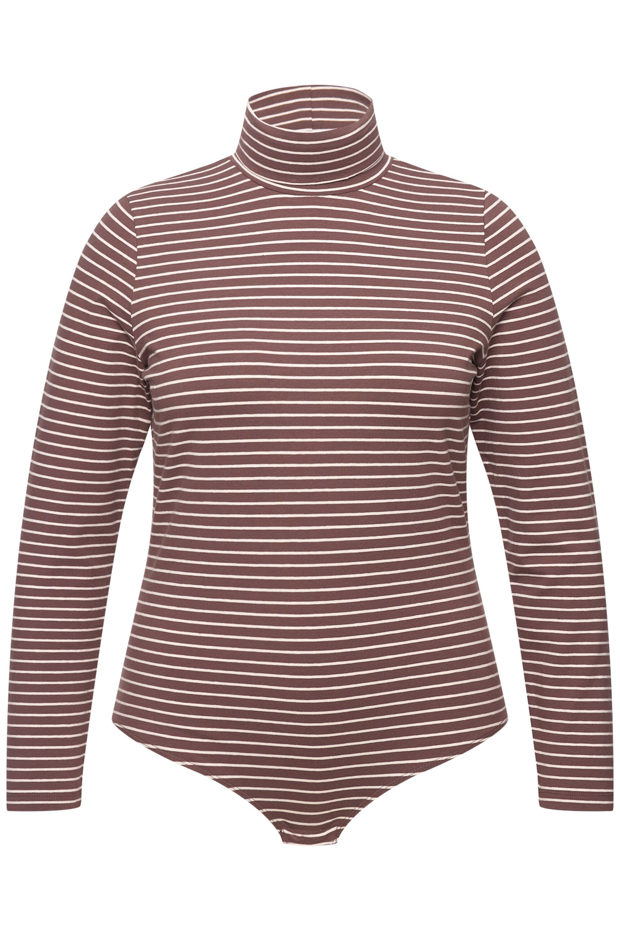 Ulla Popken Shirt bodysuit in Brown: front