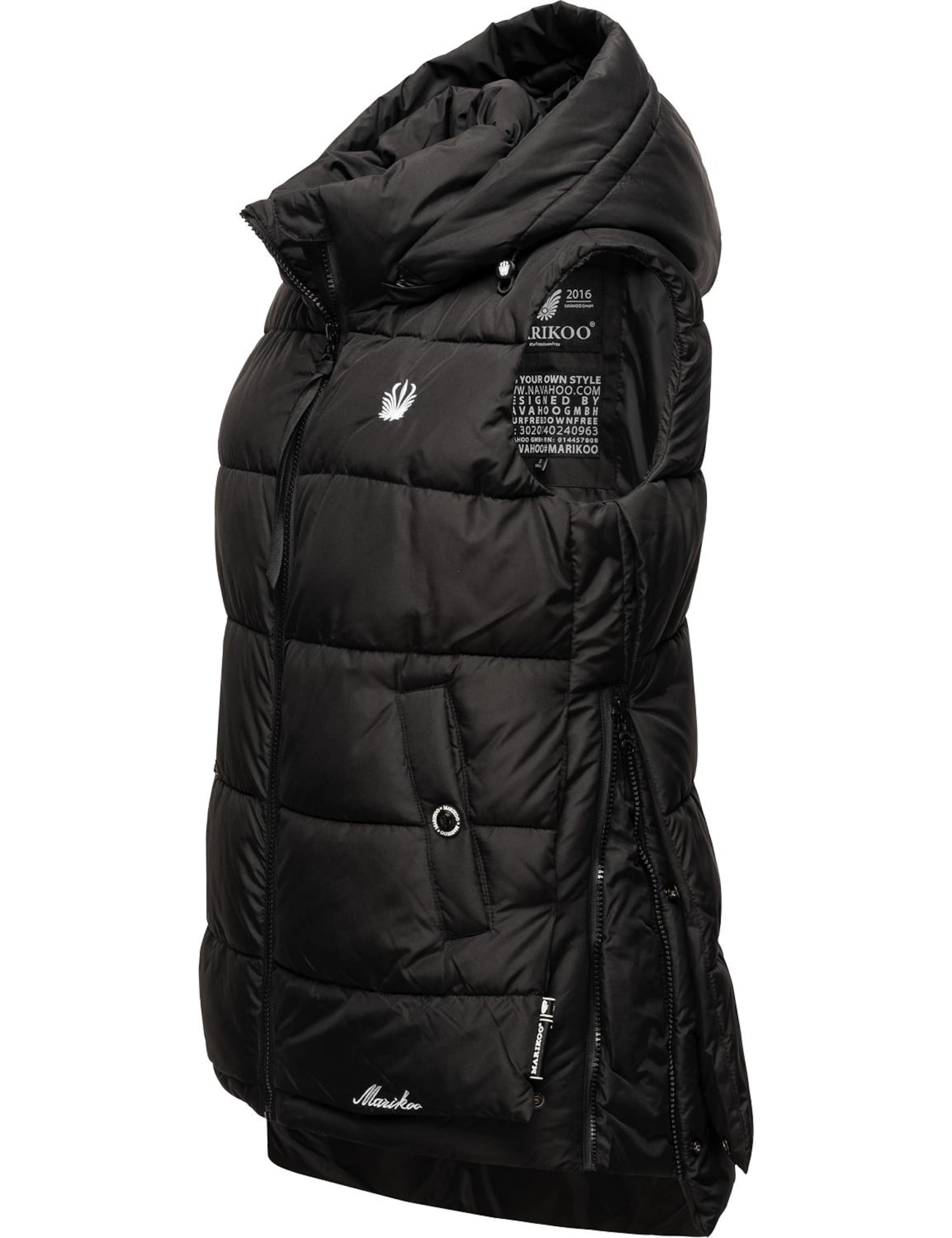 MARIKOO Liivi 'Zarinaa' värissä musta