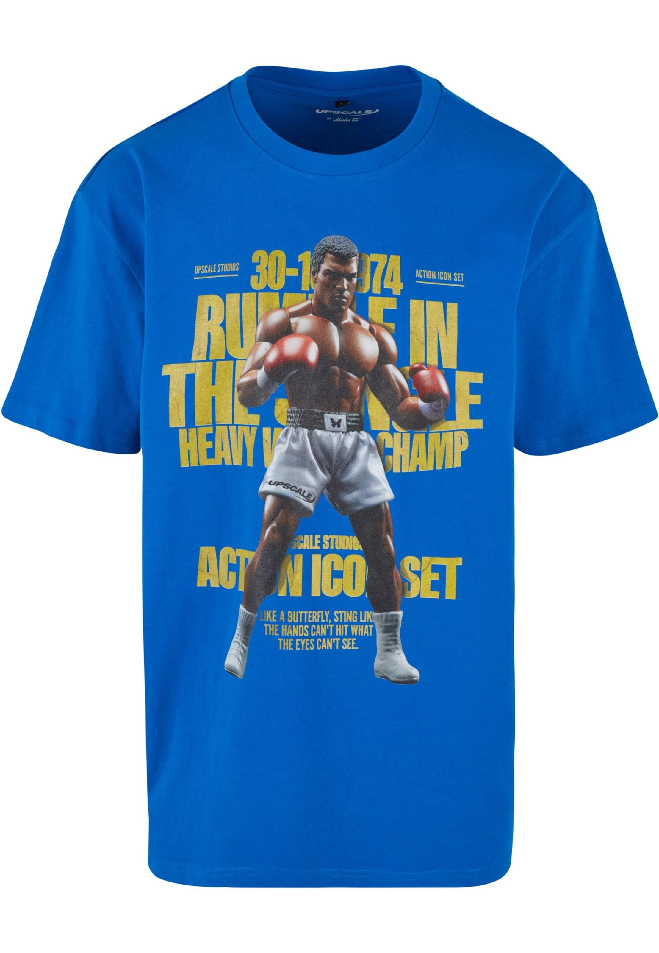 MT Upscale Koszulka 'Rumble' w kolorze niebieski: przód