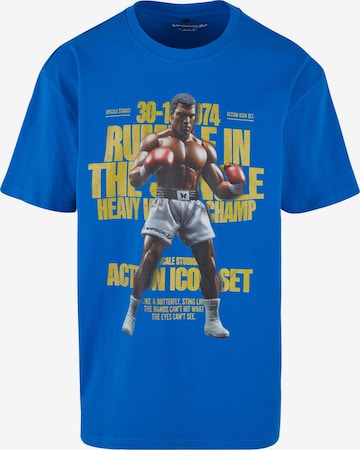 MT Upscale T-Shirt 'Rumble' in Blau: predná strana