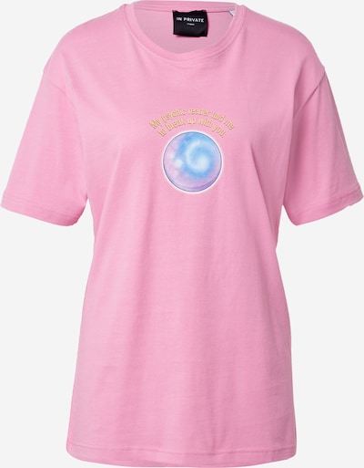 IN PRIVATE Studio T-Shirt 'BIANCA'S' in hellblau / gelb / pink / weiß, Produktansicht