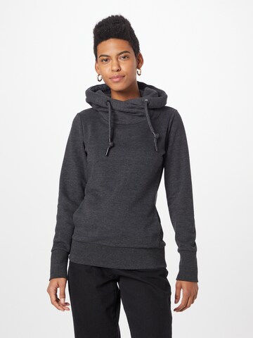 RagwearSweater majica 'GRIPY BOLD' - siva boja: prednji dio