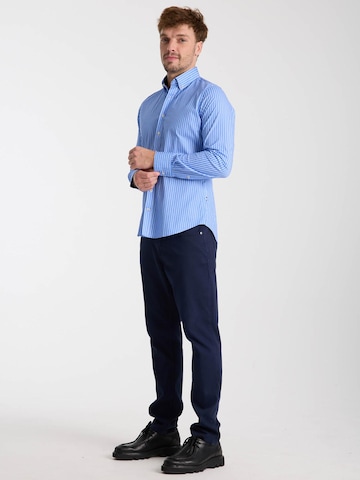 7Camicie Slim Fit Businesshemd 'Leonardo'‌‌‌‌‌ in Blau