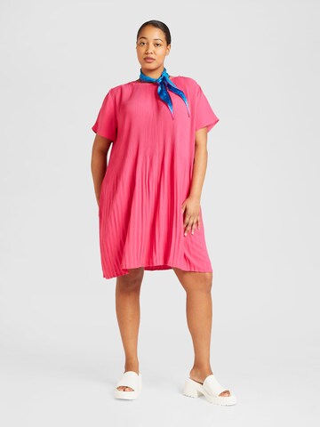 ONLY Carmakoma Φόρεμα 'Badotte' σε ροζ