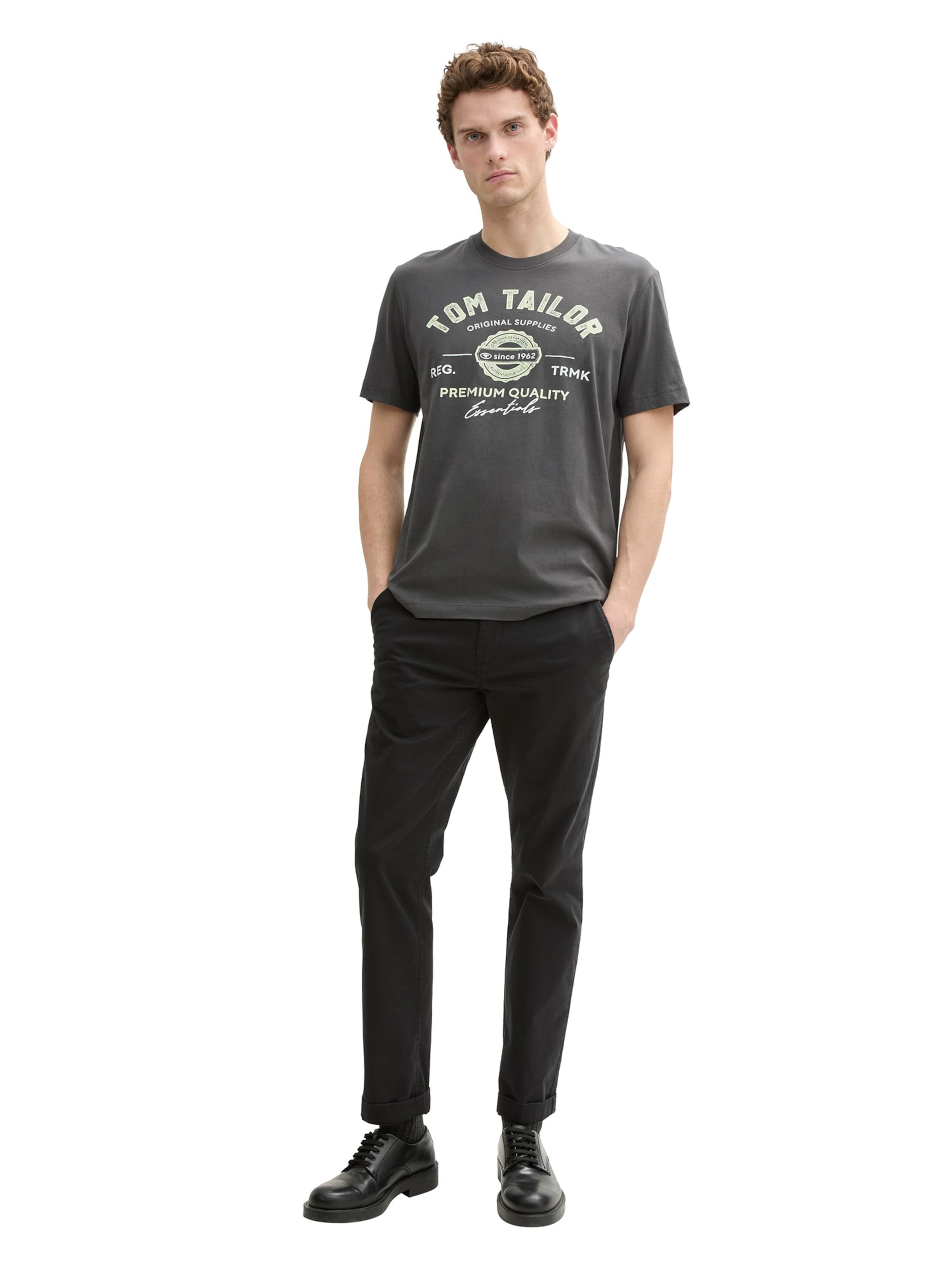 TOM TAILOR T-Shirt in Grau