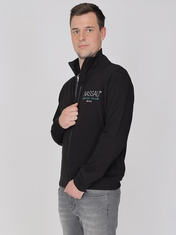 NASSAU Beach Club Sweatvest in Zwart