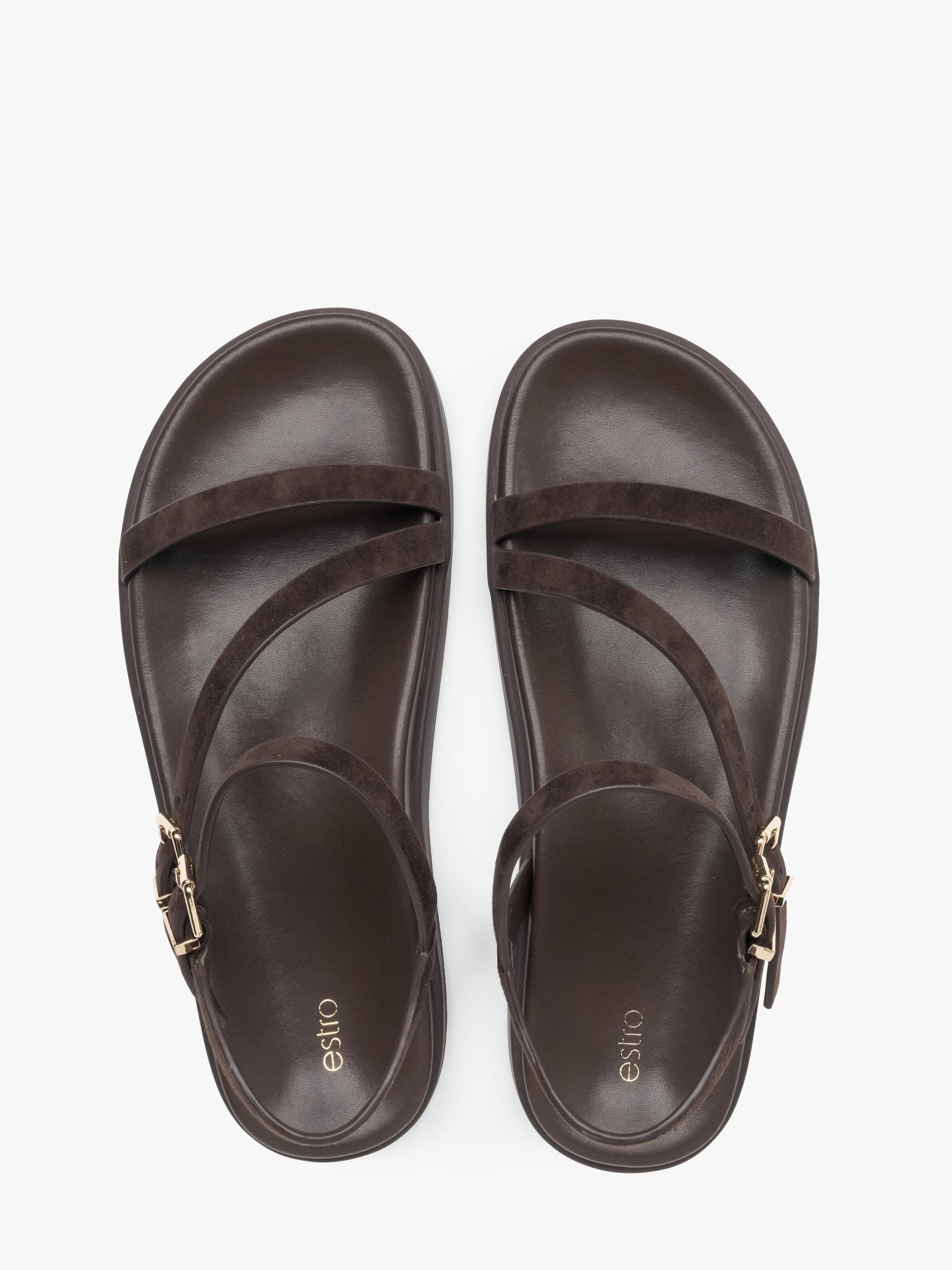 Estro Sandals '917-12-1' in Brown