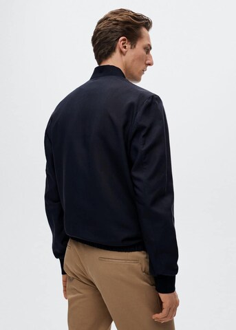 MANGO MAN Between-Season Jacket 'Mario' in Blue