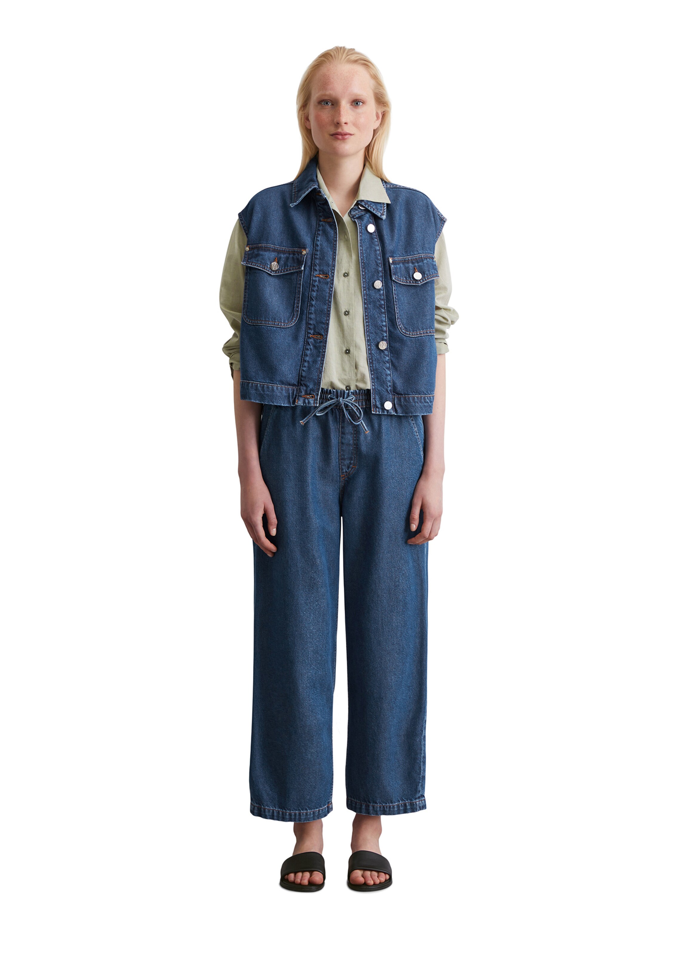 Marc O'Polo Bodywarmer in Blauw