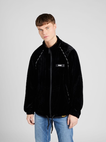 Veste de survêtement Versace Jeans Couture en noir : devant