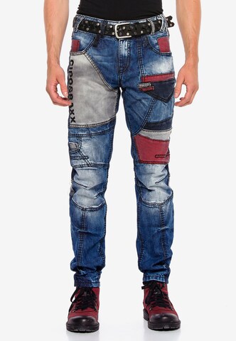 CIPO & BAXX Regular Jeans in Blauw: voorkant