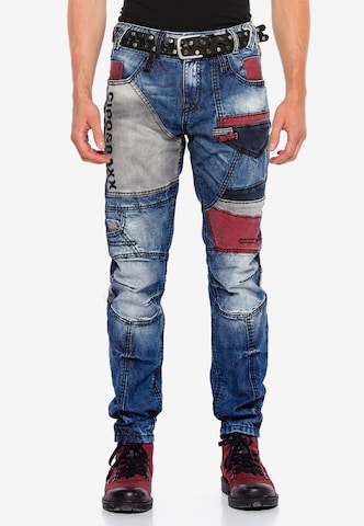 CIPO & BAXX Regular Jeans in Blauw: voorkant