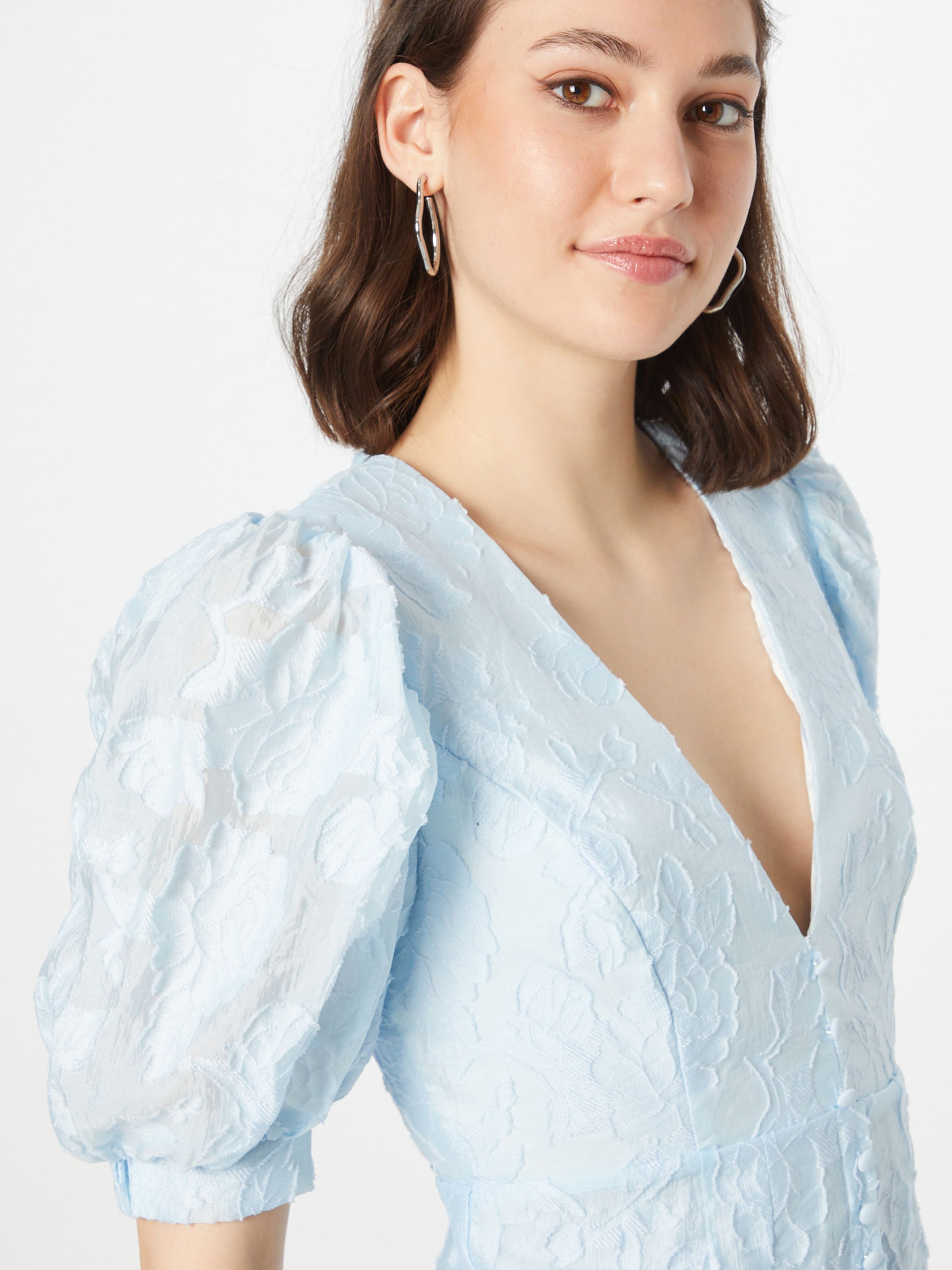 Robes Robe-chemise Bardot en Bleu Clair 