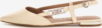 GUESS Riemchenballerina in Beige: Vorderseite