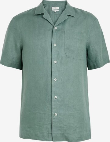 Marks & Spencer Regular fit Button Up Shirt in Green: front