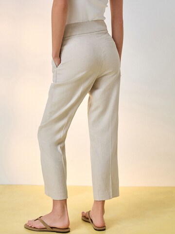 Regular Pantalon à plis Next en beige