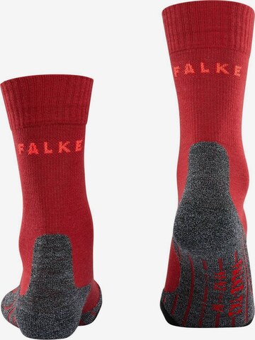 FALKE Athletic Socks in Red