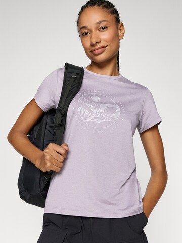 COLUMBIA Funkcionalna majica | vijolična barva