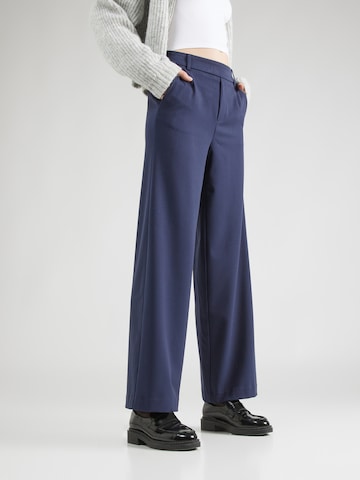 VILA Wide leg Trousers 'Varone' in Blue: front