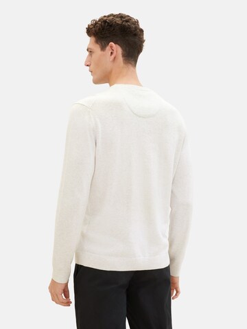 TOM TAILOR Sweter w kolorze biały