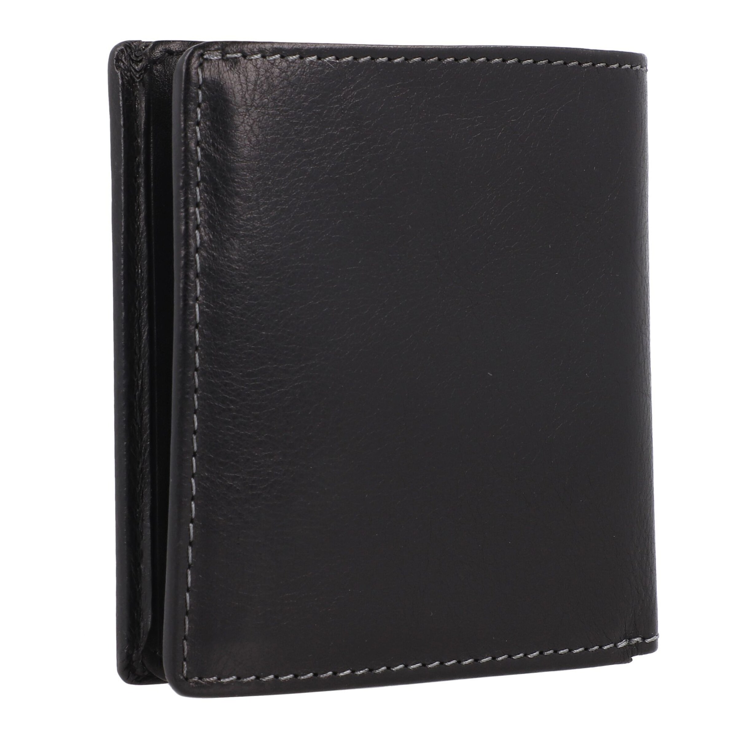 Portamonete 'Arezzo' di Braun Büffel in nero