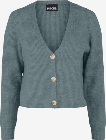 Cardigan 'Ellen' PIECES en bleu : devant