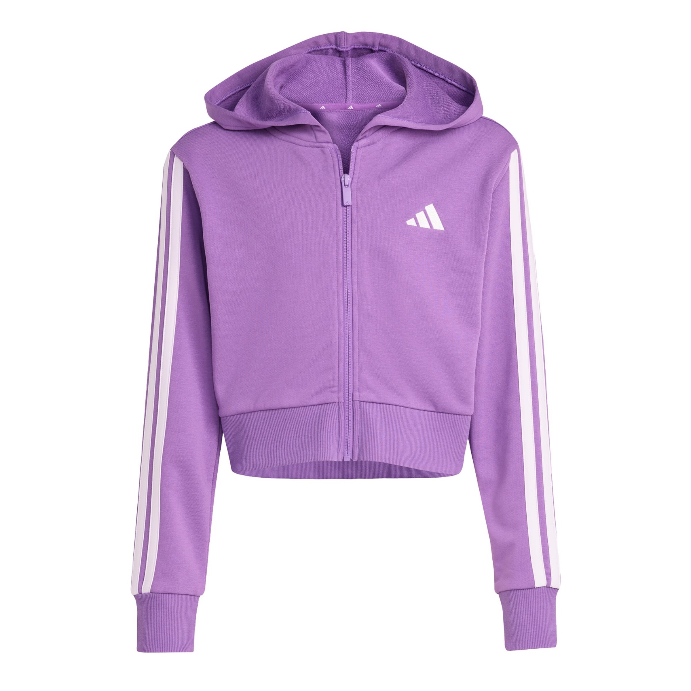 Veste de survêtement 'Essentials' ADIDAS SPORTSWEAR en violet : devant