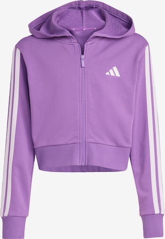 Veste de survêtement 'Essentials' ADIDAS SPORTSWEAR en violet : devant
